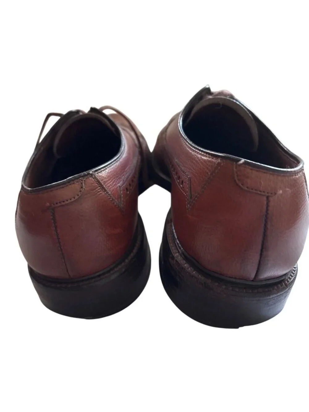 Allen Edmonds Baltic Brown Leather Wingtip Oxfords Mens Size 7D